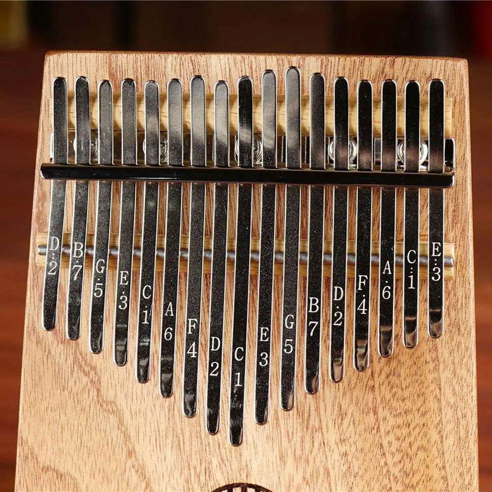 

17 Keys Kalimba Thumb Piano Mahogany Wooden in C Music Instrument Toy Gift