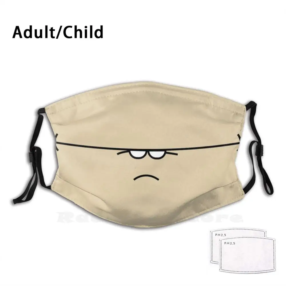 

The Two Teeth Funny Print Reusable Pm2.3304 Filter Face Mask Tooth Mouth