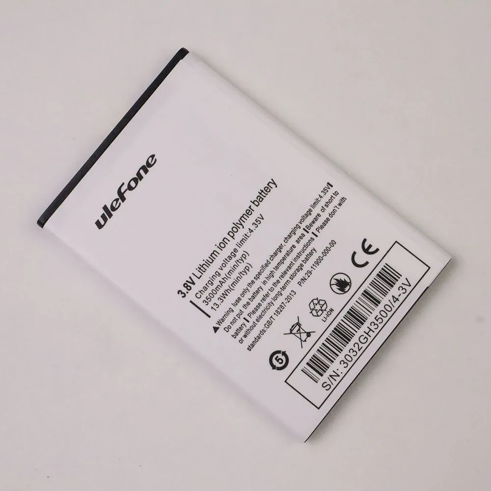 Высококачественный новый аккумулятор 3500 мАч для смартфона uleFone U008 Pro 4G 5 0 дюйма