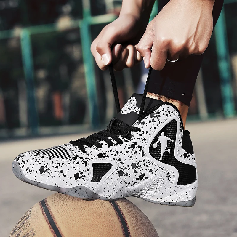Man High-top Jordan Basketball Shoes Men's Cushioning Light Sneakers Anti-skid Sports Basket Homme | Спорт и развлечения