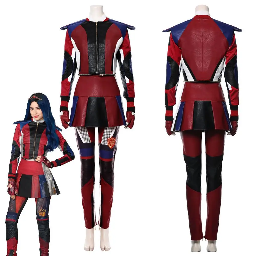 Детский костюм для косплея Эви полный комплект из топа и брюк детей девочек