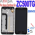 ЖК-дисплей AAA + 5 'для ASUS ZENFONE GO ZC500TG Z00VD, ЖК-дисплей с сенсорным экраном и дигитайзером в сборе с рамкой, сменные детали для ремонта