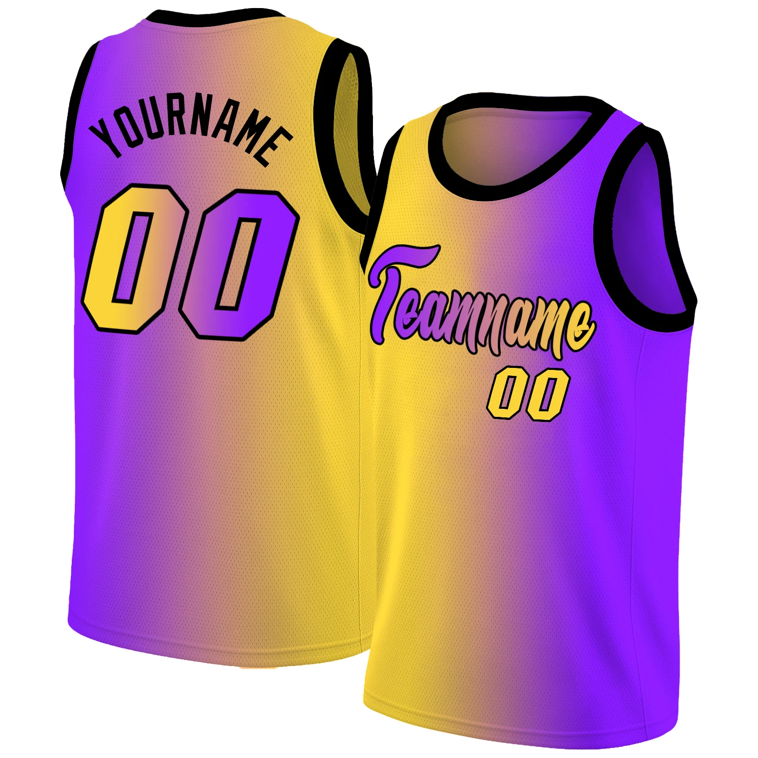 

Fashion Custom Round Neck Basketball Jersey Full Sublimation Team Name/Number Soft Active Shirts for Men/Youth Outdoors/Indoors