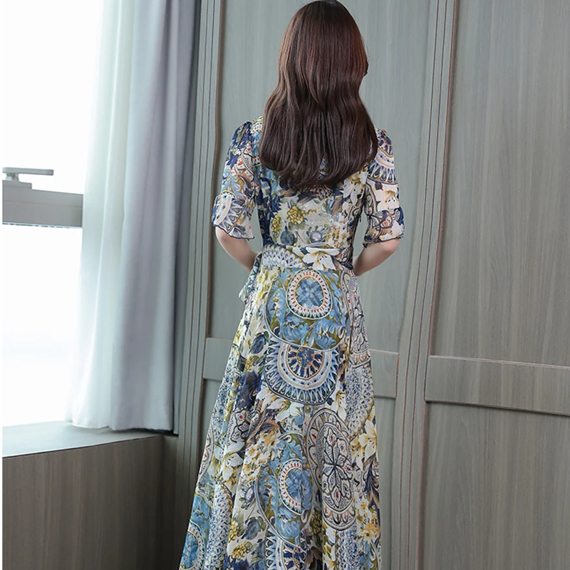 Элегантное женское удобное платье плюс размер платья бохо вечернее с коротким