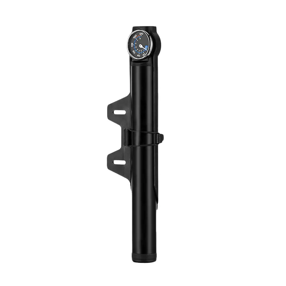 

Bicycle Pump Bike Mini 120PSI Air Pump Aluminum Alloy Portable With Pressure Gauge Inflator Cycling Tire Pump Valve MTB