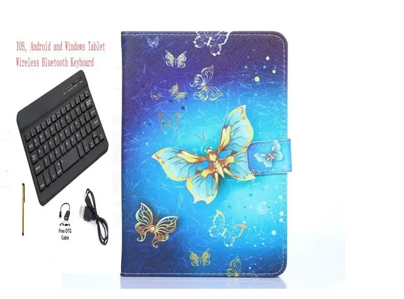 Keyboard Case Чехол для lenovo TAB2 A10-70 X70L A10-30 TB2 X30L X30F планшет Магнитная клавиатура PU универсальная 10,1 ''покрытие клавиатуры Bluetooth+ ручка - Цвет: Keyboard Case