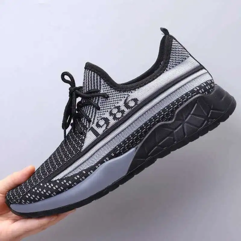

Fashion Sneakers Coconut Shoes Men Flying Woven Shoes Breathable Casual Light Sports Shoes Mens Sneakers 39-44