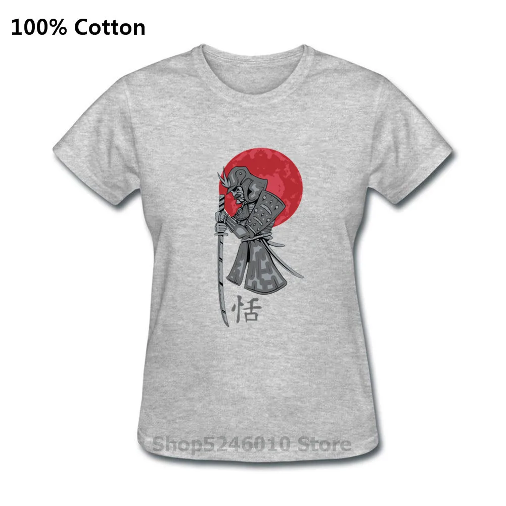 2019 футболка в стиле хип хоп женская с японским принтом самурая Харадзюку уличная