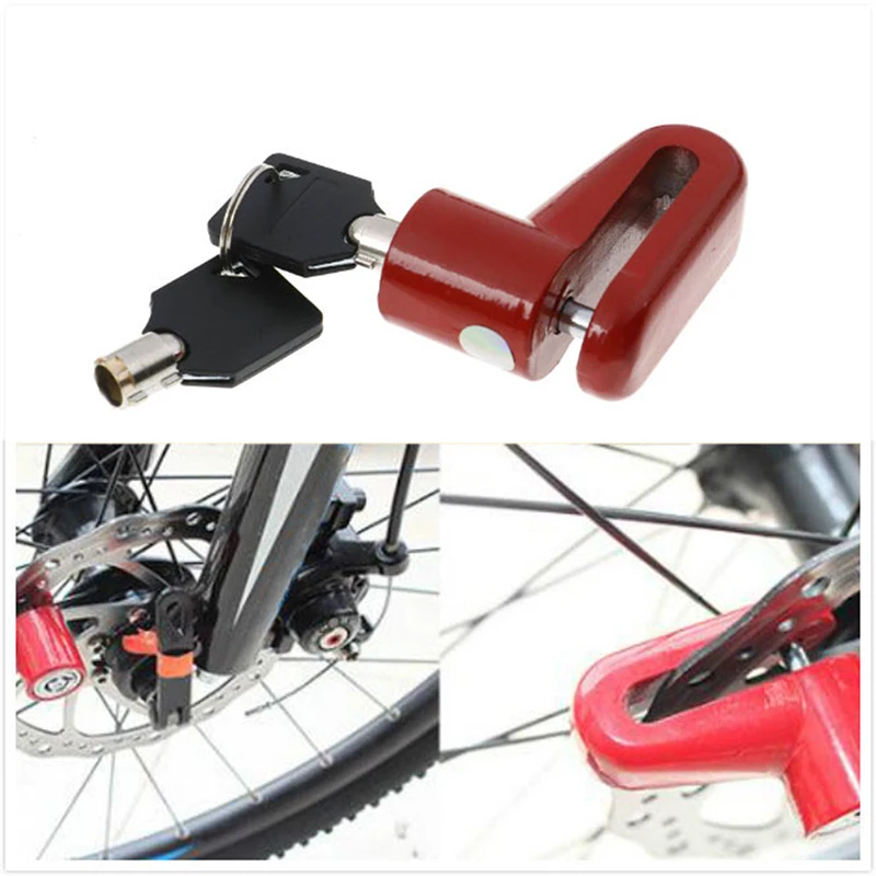 1 шт. Противоугонный дисковый тормозной роторный замок для скутера велосипедный