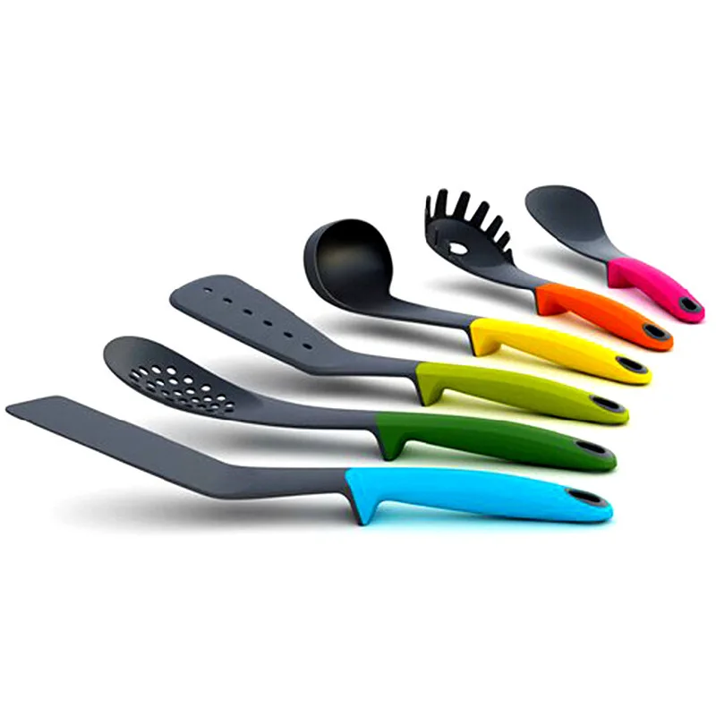 Нейлоновые кухонные принадлежности 6 комплектов ложки лопатки набор кухонных