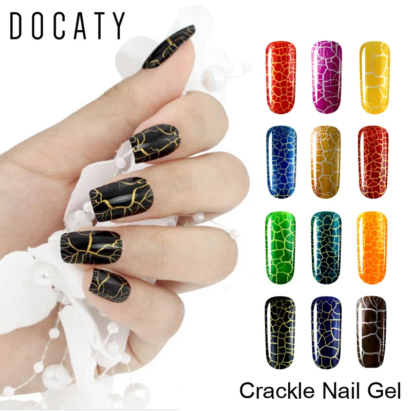 Профессиональный Гель лак Docaty 8 мл для дизайна ногтей СВЕТОДИОДНЫЙ УФ Лаки 12