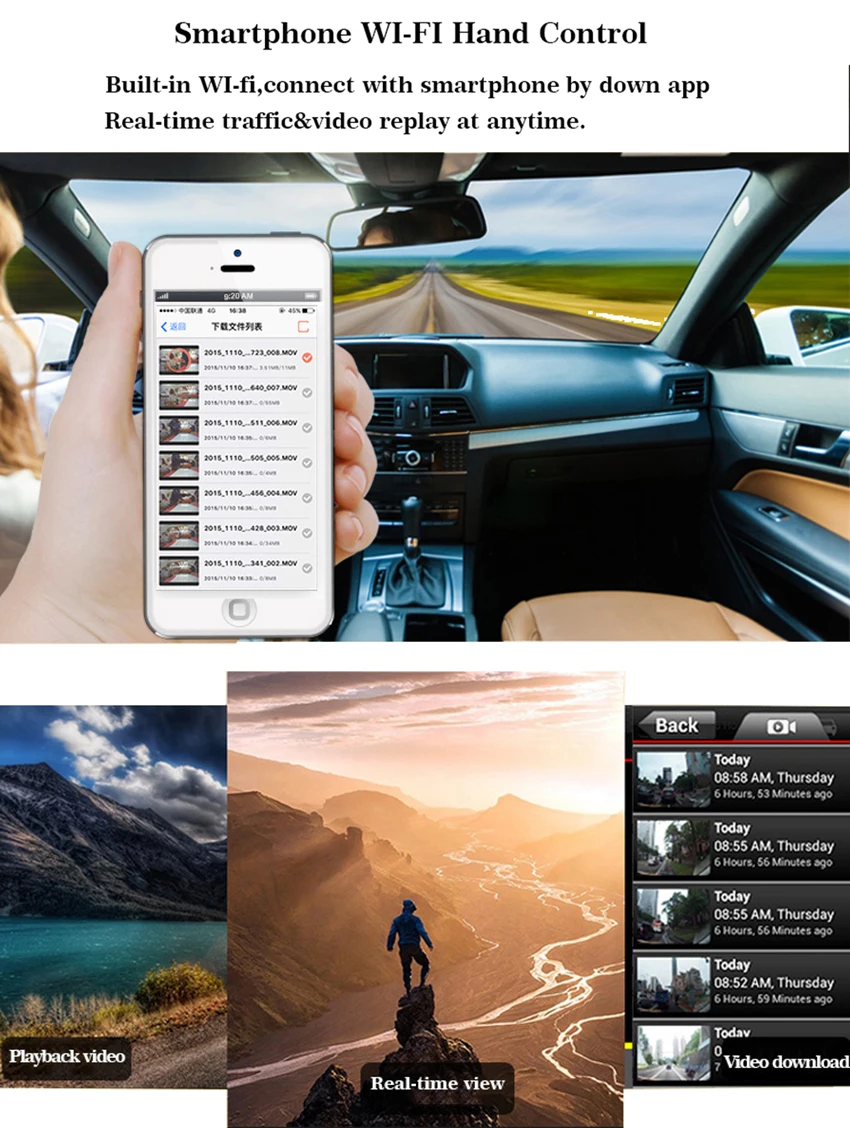 Автомобиль для peugeot 508 Автомобильный видеорегистратор DVR Мини управление приложение Wifi камера FHD 1080P регистратор приборная панель камера CCD HD