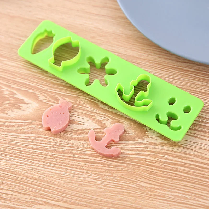 Rice Ball Mold Set Cartoon Rabbit Pattern Sushi Making Kit Bento Accessories Mould Seaweed Cutter Kitchen Tools | Дом и сад