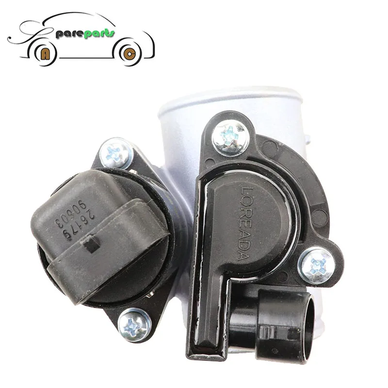 

LOREADA Original Motorcycle Throttle body for Motorcycle 125 150CC with Delphi IAC 26179 and TPS Sensor 35999 Bore Size 34 mm