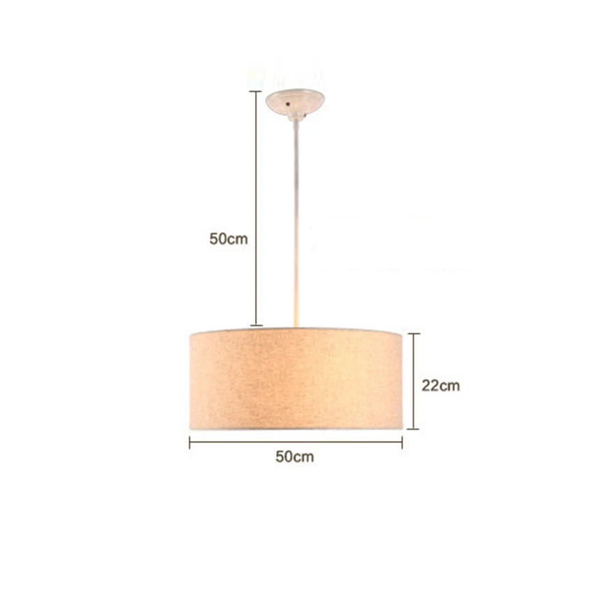 

modern Fabric Pendant Lights Lampshades Hanging Lamp For Dining pendant lamp Suspension Bar hanging Lamps Wood Kitchen Lighting