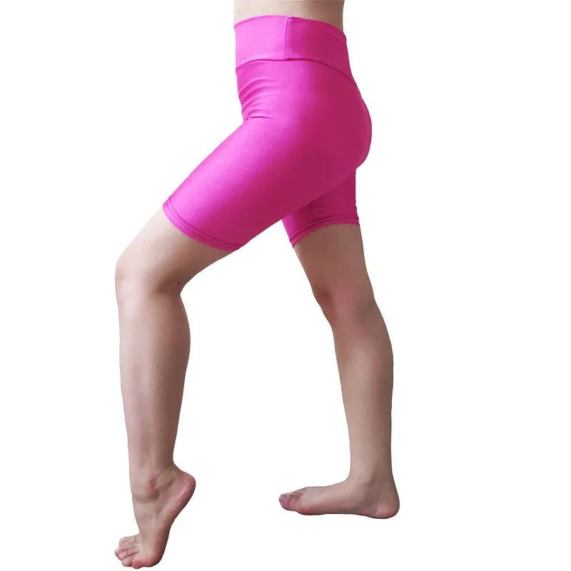 

New Women Stretch Sports Multicolor Three-point Yoga Leggings Peach Buttocks Tight Shorts Spandex Shorts Women Under Skirt