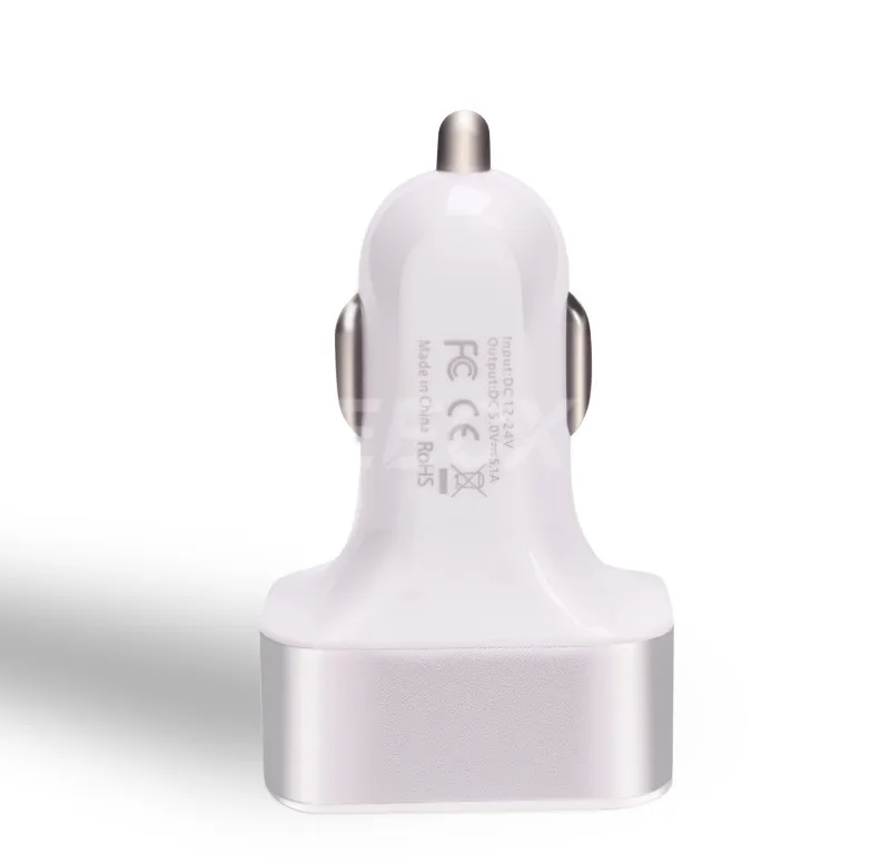 Универсальное автомобильное зарядное устройство 10 шт./лот с 4 USB портами 2 1 а для