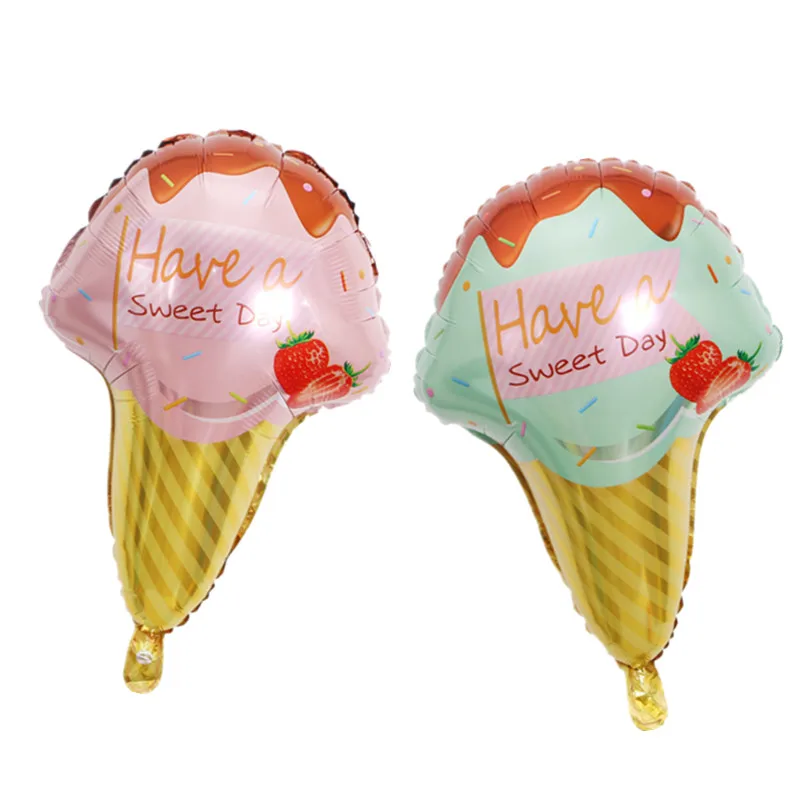 Воздушные шары из фольги в виде клубники для летней вечеринки свадьбы дня