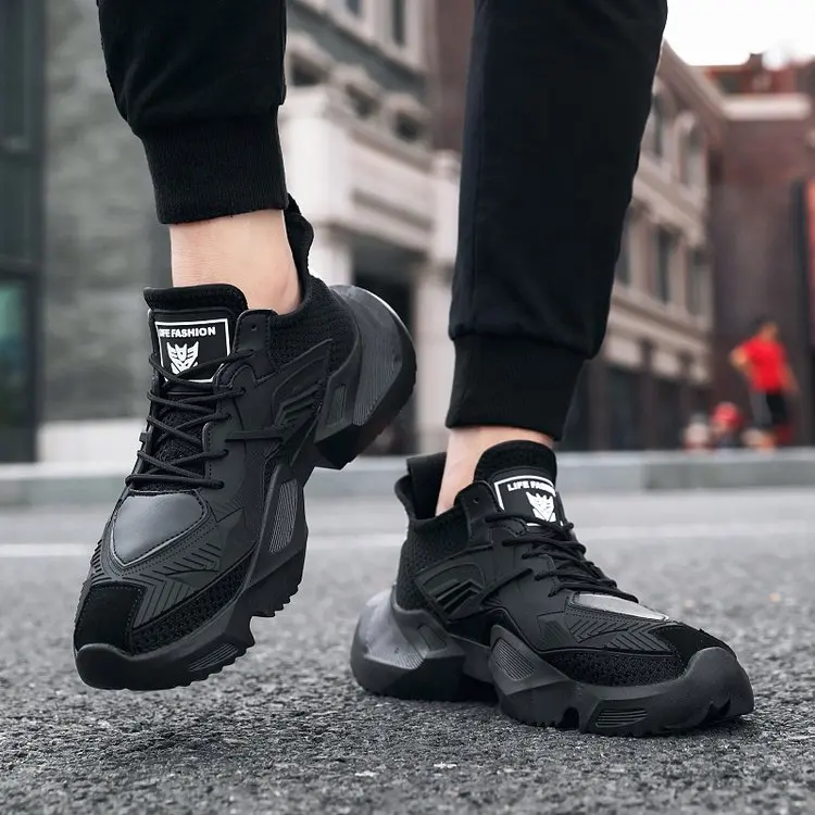 2019 Харадзюку осенние винтажные массивные кроссовки повседневная обувь с сеткой