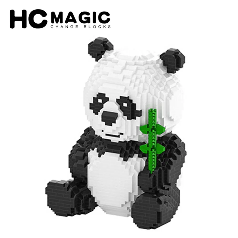 HC MAGIC 1018 панда Китай национальное сокровище прекрасная модель строительные блоки