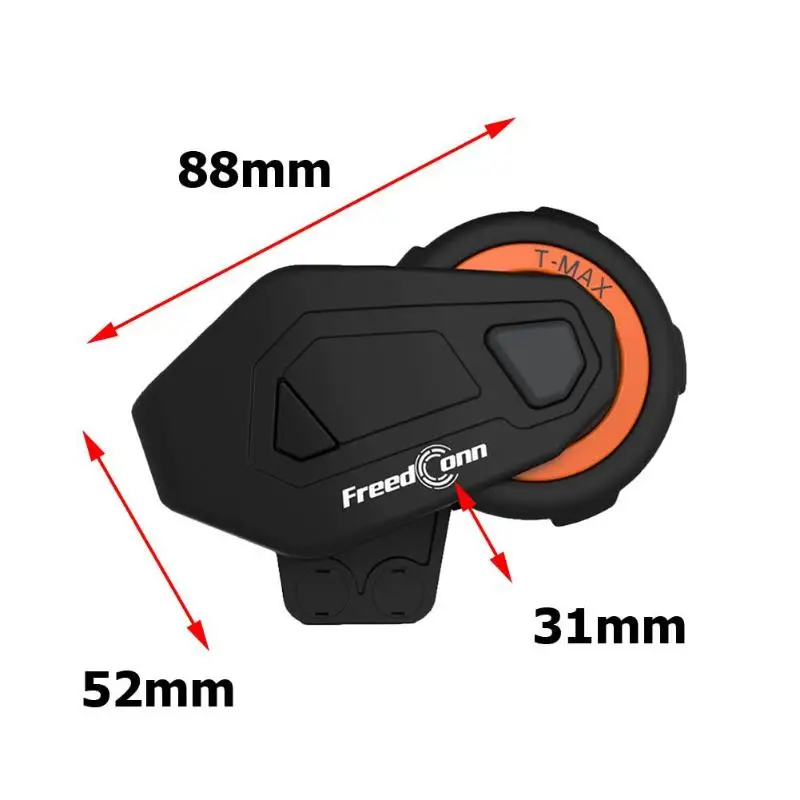 FreedConn t-max 2x1000 m BT4.1 мотоциклетный шлем Интерком 6 всадников гарнитуры