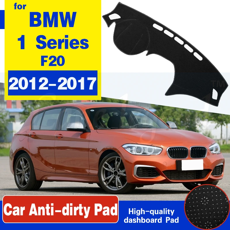 

Противоскользящий коврик с защитой от УФ-лучей для BMW 1 Series F20 2012 ~ 2017, чехол для приборной панели, защитный ковер, аксессуары 116i 118i 120i 125i