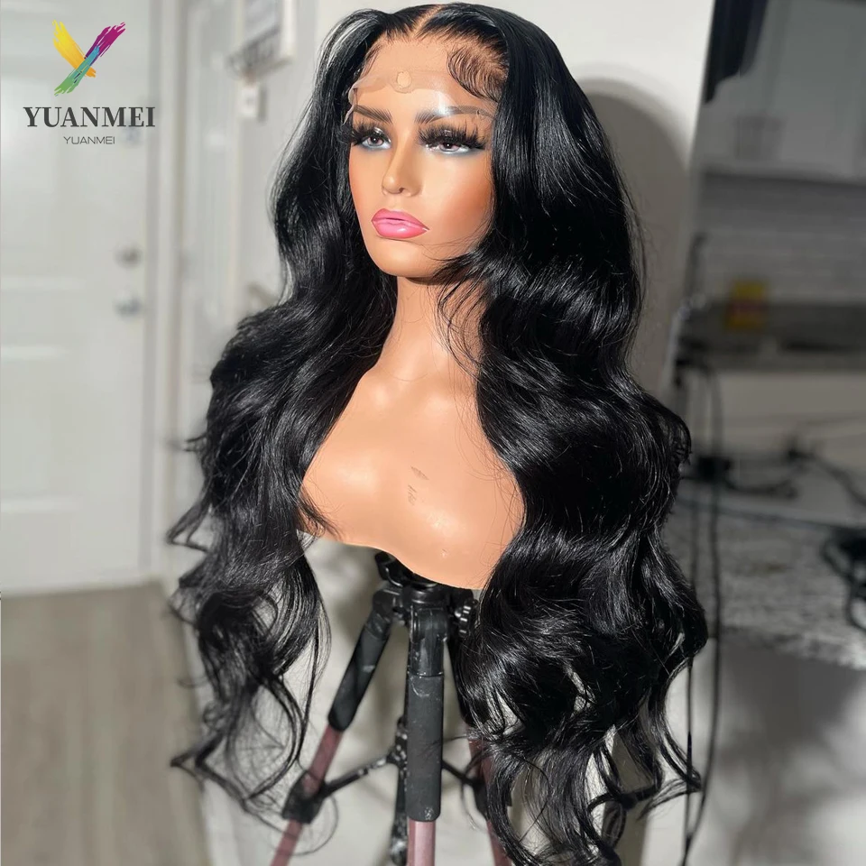 Brazilian 30 Inch Glueless Body Wave Lace Front Wig Pre Plucked Huam Hair Lace Frontal Wigs For Women Bodywave Lace Closure Wigs