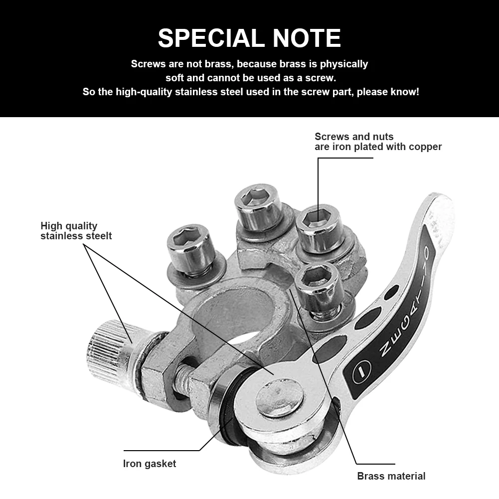 1 пара автомобильных аккумуляторных терминалов быстроразъемные клеммы зажимные