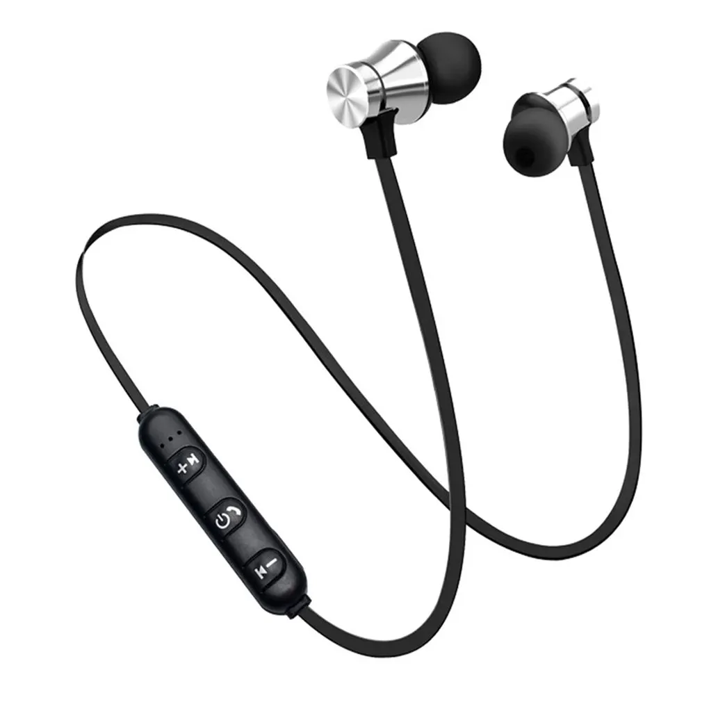 Магнитные беспроводные bluetooth наушники XT11, музыкальная гарнитура, шейные спортивные наушники с микрофоном для iPhone, samsung, Xiaomi - Цвет: 3