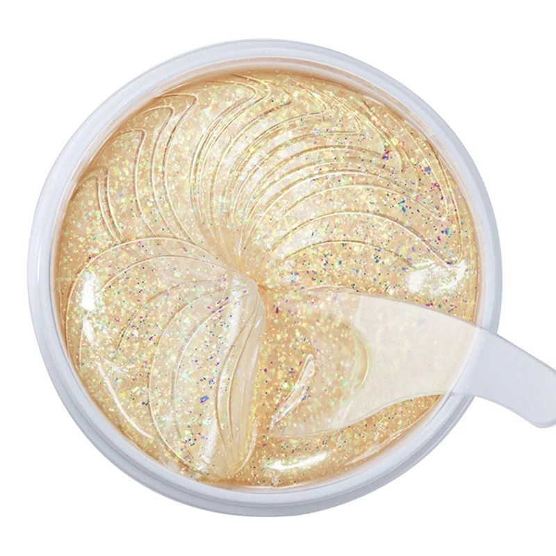 

60Pcs/Bottle Eyes Masks Patches Moisturizing Remove Dark Circles Crystal Collagen Gel Anti-Aging Anti-Puffiness Skin Care