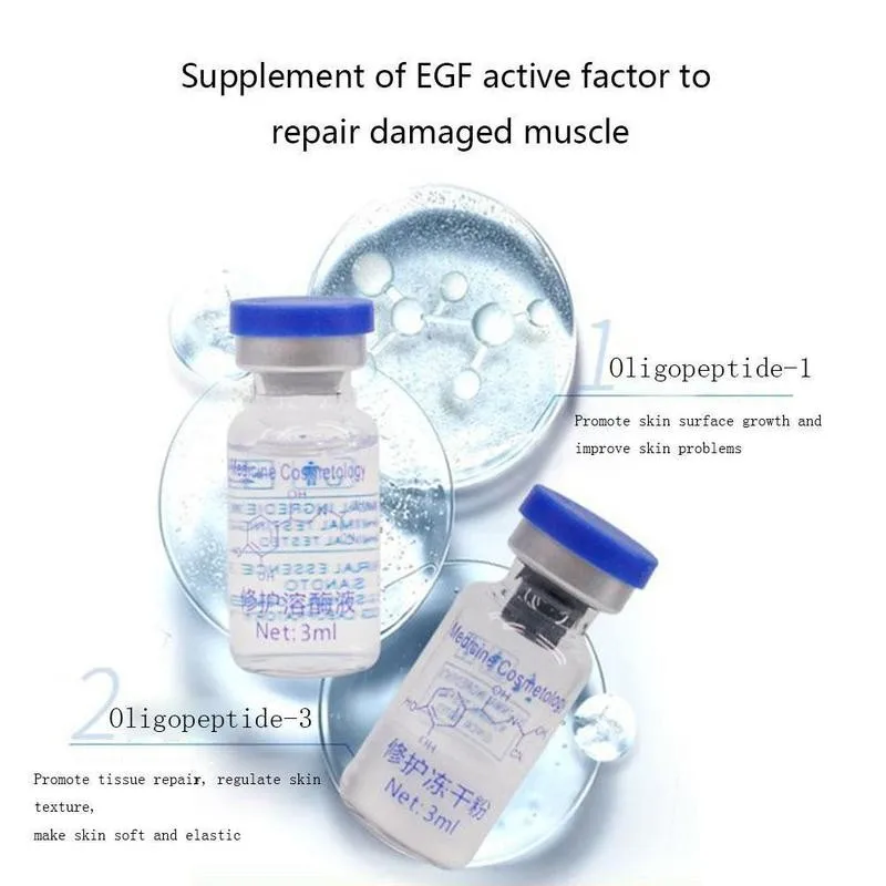 Oligopeptide Freeze-dried Mask Epidermal Growth Factor Pimples Scars Care Acne Serum Treatment Skin Wrinkles Powder S8C4