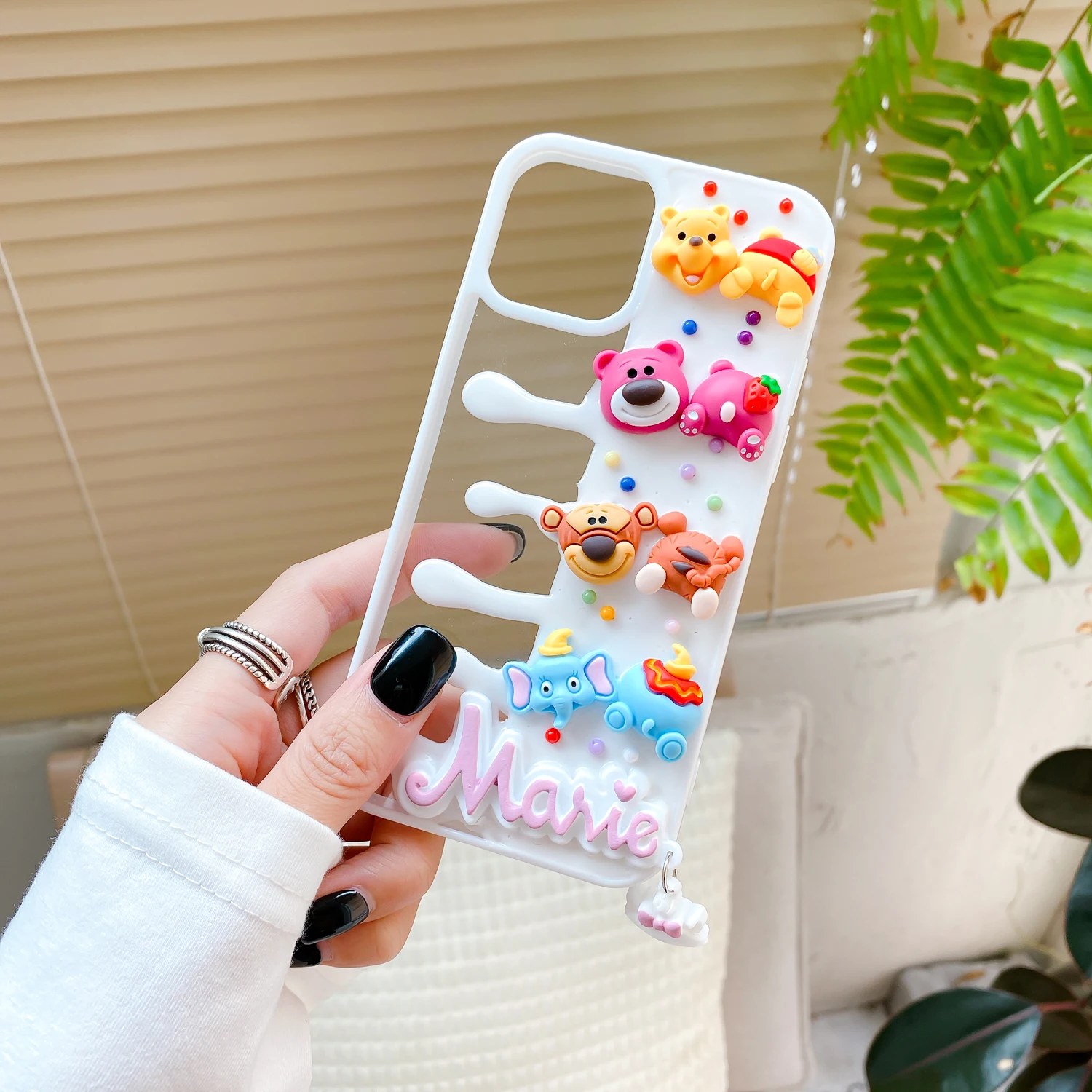 three dimensional creative cream animal iphone 13 12 11 pro max mini x xr xs max 8 7 plus glue phone case free global shipping