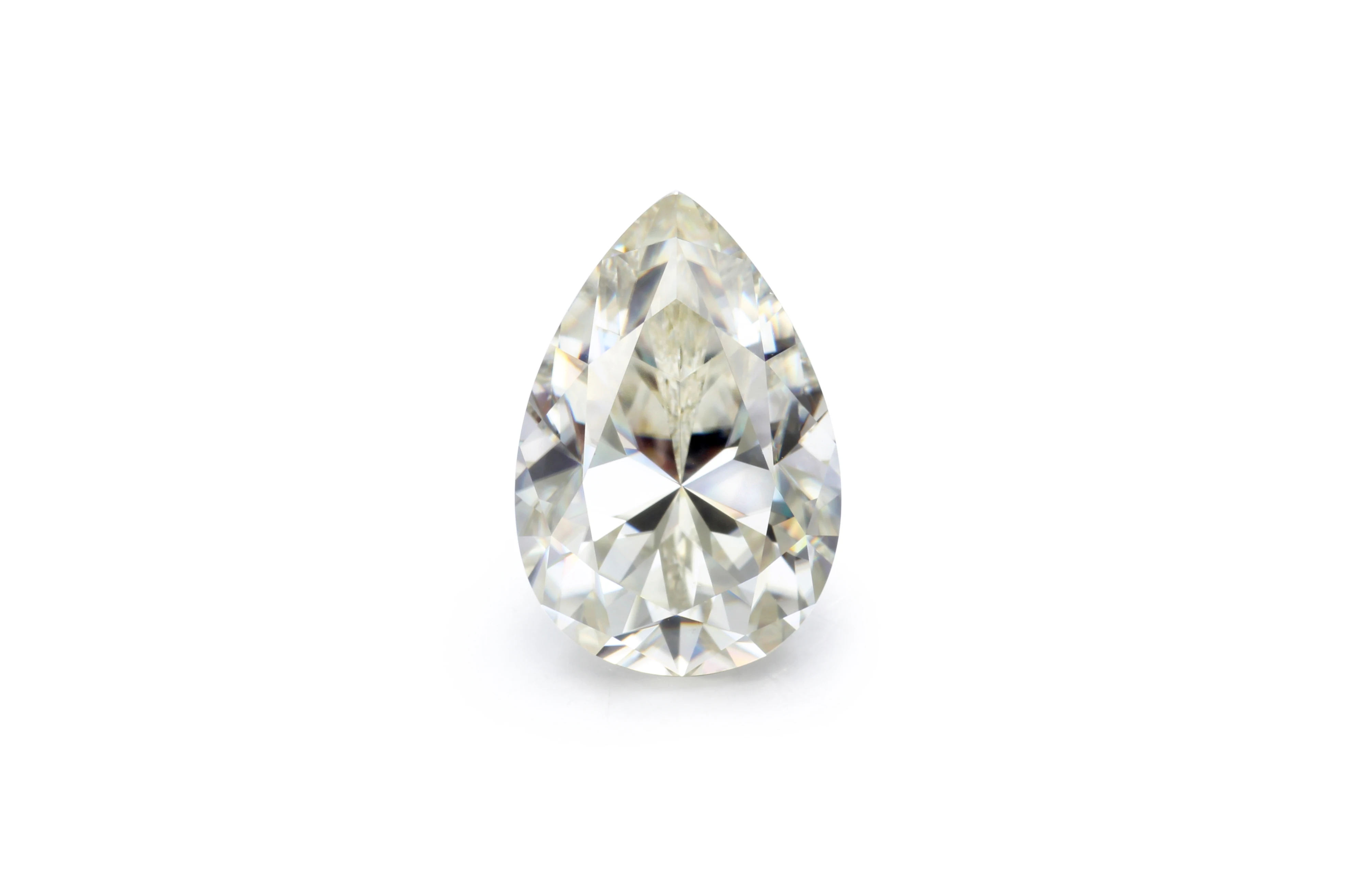 STARSGEM IJ pear cut 4*6mm test positive VVS 0.4ct loose moissanite gemstone for jewelry making