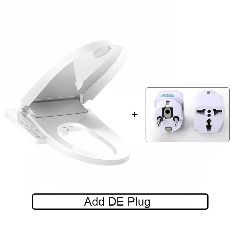 add DE plug Xiaomi Mi Смарт сиденье для унитаза крышка фильтр с подогревом воды электронные Подогреваемые биде спрей стульчак с светодиодный ночной Светильник - Цвет: add DE plug