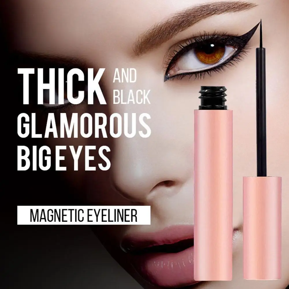

Magnetic Sweat-proof For Magnets Eyelashes Fast Drying Eyeliner Waterproof Easy Wear Long-lasting Liquid Eyeliner 5ml M1M8