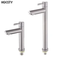 stainless steel bathroom basin sink faucet deck mounted single cold faucet rust and corrosion resistance bathroom sink water tap