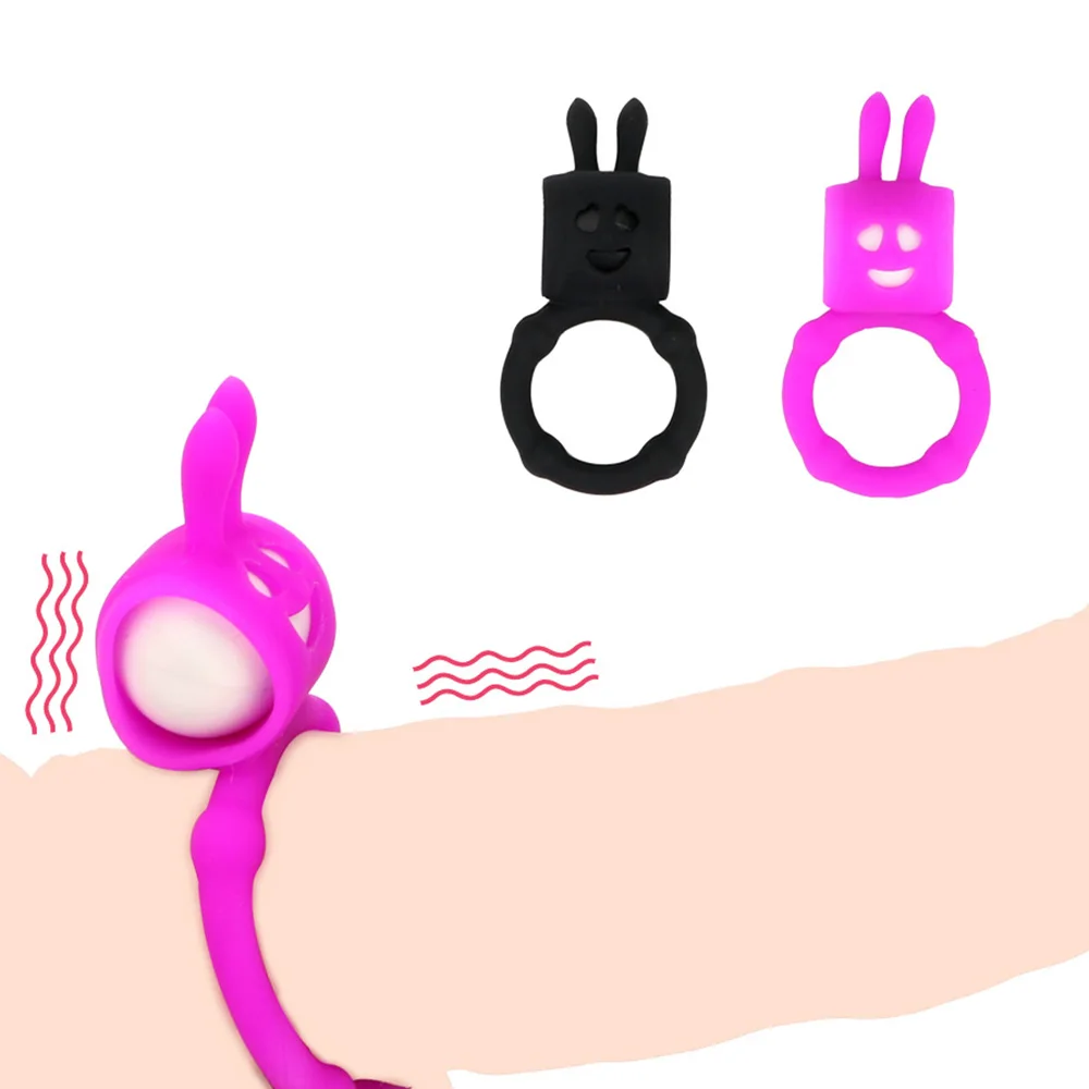 VATINE Задержка эякуляции кроличьи кольца на пенис для клитора унисекс увеличитель