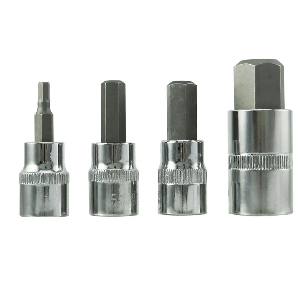 10 шт. шестигранных бит Набор торцевых головок метрических Размеры 3/8 &quot&amp 1/2&quot