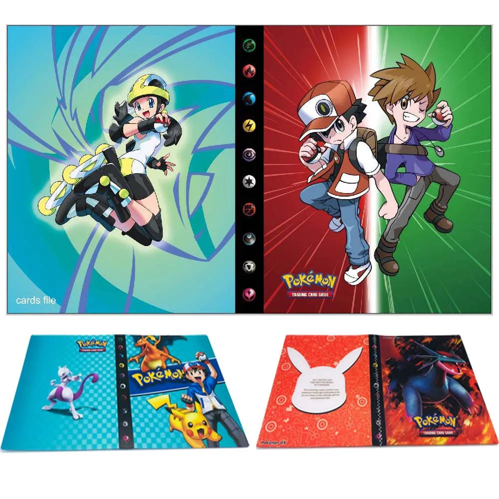 240 шт. держатель Альбом игрушки коллекции Pokemones карты Альбом Книга Топ загруженный список игрушки подарок для детей