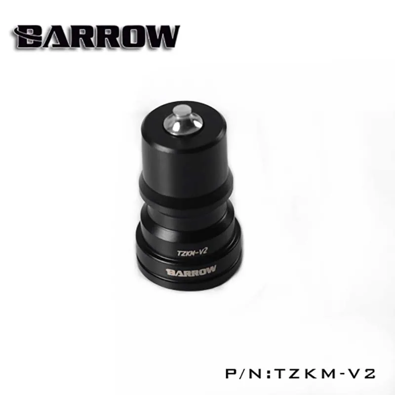 

Barrow PC water cooling fitting Male connector Fast-fit Waterstop Sealing quick coupling Black/Silver,water cooler TZKM-V2