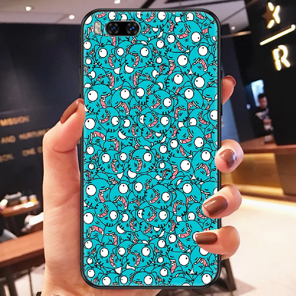

Cute Gumball Darwin Anime Watterson Phone case For Xiaomi Mi Max Note 3 A2 A3 8 9 9T 10 Lite Pro Ultra black art hoesjes