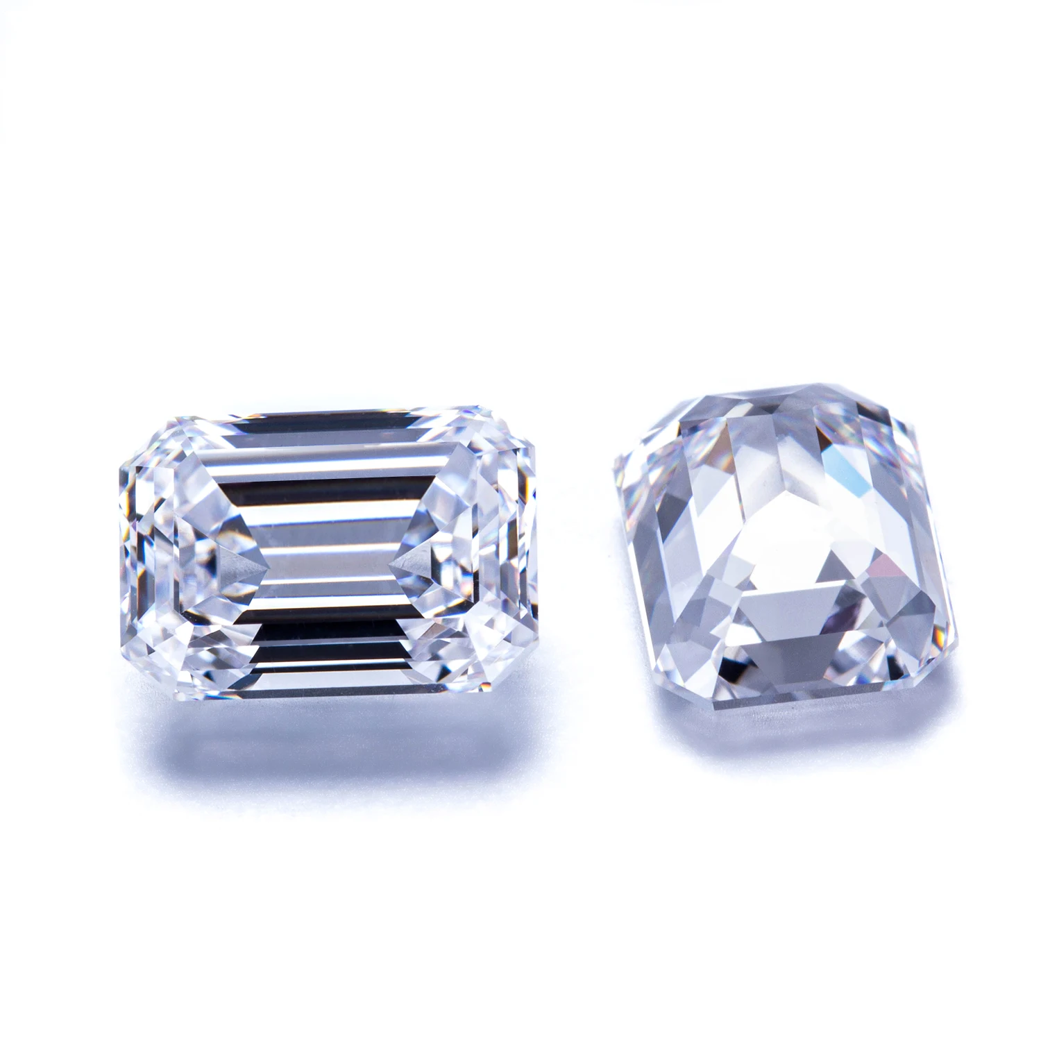

Fancy Color Lab Created Simulant Diamond Emerald Ice Cut Stones For Jewelry Making