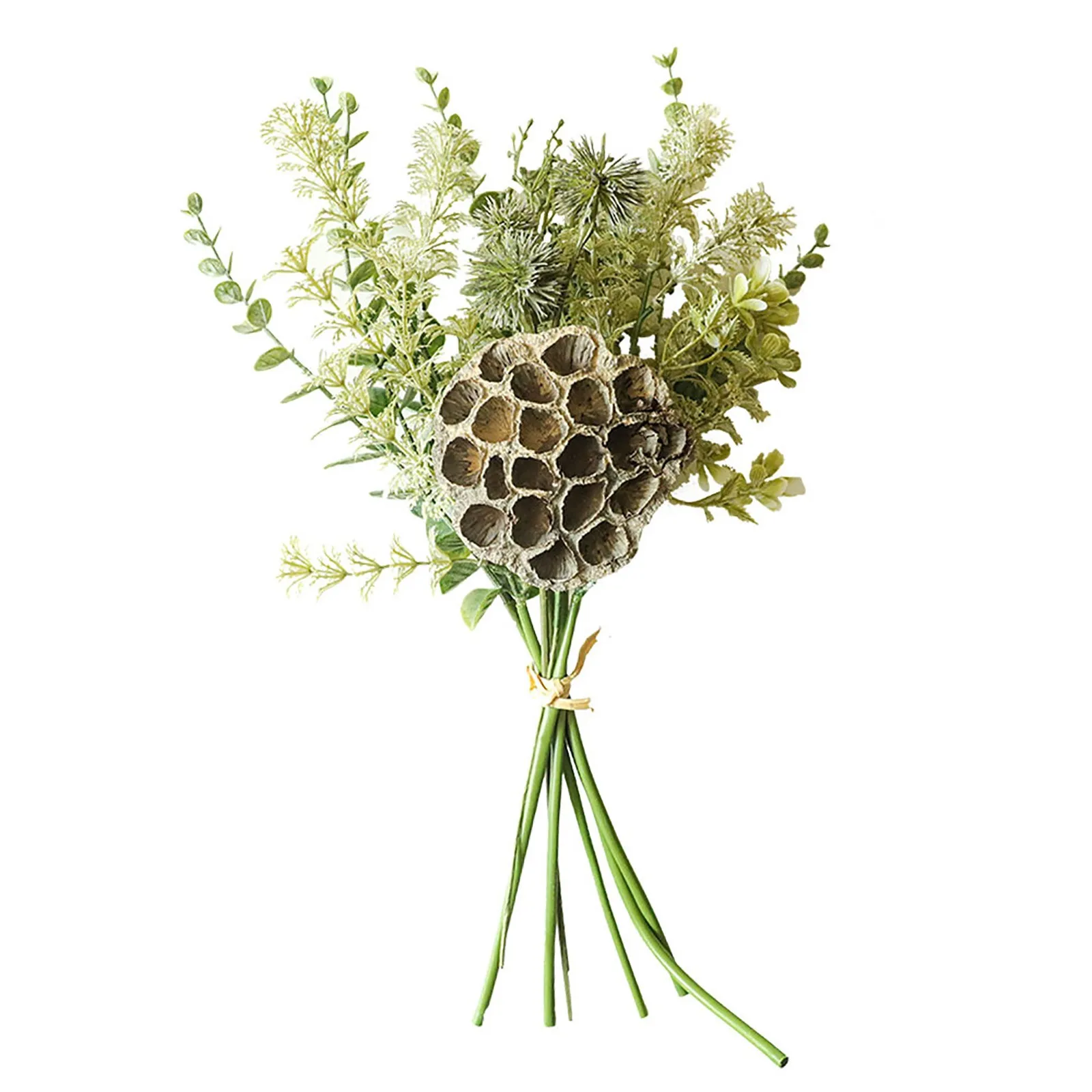 

Artificial Leaf Plants Flowers Tree Branch Green Garden Decoration Outdoor Dried Flowers Wedding Home Decor