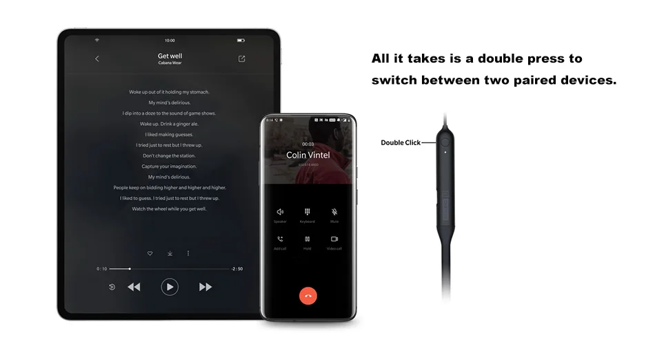 Оригинальные наушники Oneplus, пули, беспроводные 2 AptX, гибридные наушники в ухо, с магнитным управлением, микрофон, быстрая зарядка для Oneplus 7/7 Pro
