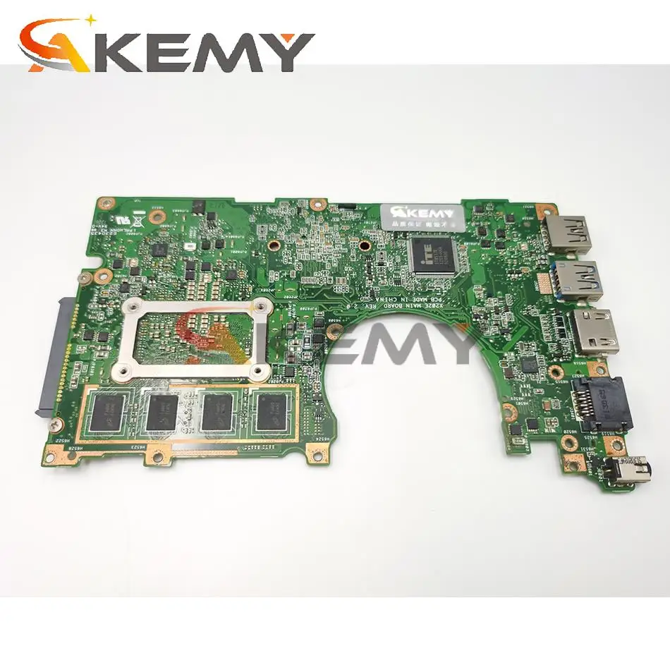 Материнская плата Akemy X202E для ноутбука процессор 987U 4 Гб ОЗУ asus S200E X202EP X202EV