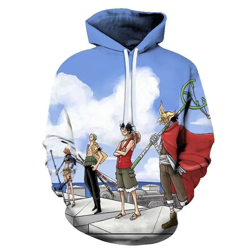 Аниме 3D One Piece Luffy толстовки 2020 мужские/женские пуловеры женские с капюшоном