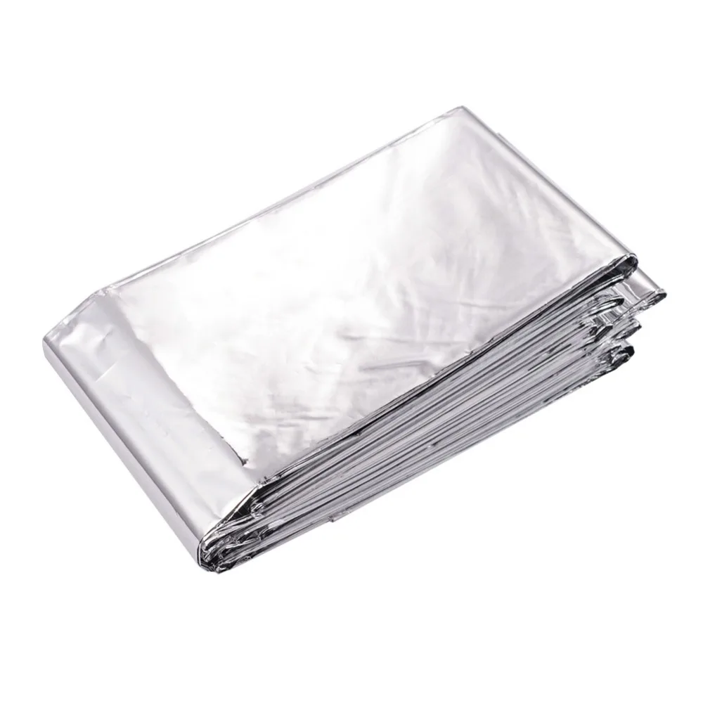 

210*130CM Outdoor Reflective Shelter Emergency Blanket Survival Rescue Insulation Curtain for Camping