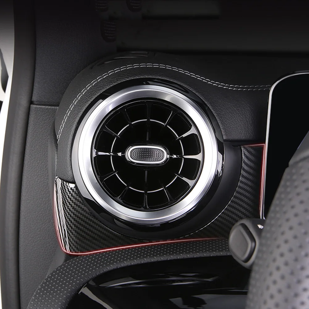 Для Mercedes Benz A Class W177 V177 A180 A200 A220 A250 Автомобильный Инструмент Защитная крышка приборной панели воздуха на выходе панель отделка стикер