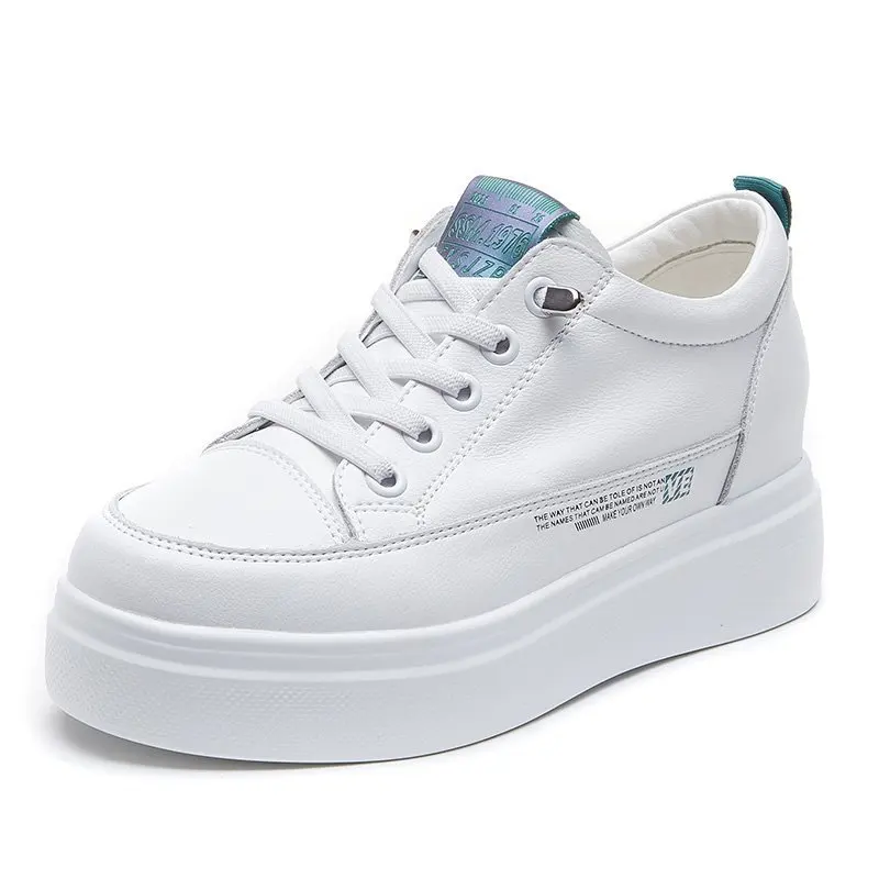

Little White Shoes Women's Spring 2021 New Students All-match Muffin Thick-soled Casual Sports Shoes Tide