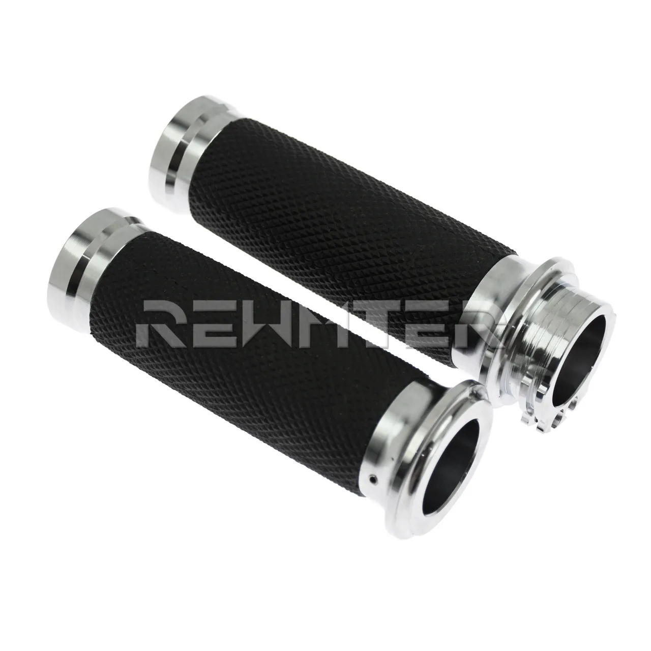 Хромированные 1 &quot25 мм ручки мотоциклетные рукоятки руль для Harley VRSC XL XR Dyna Softail